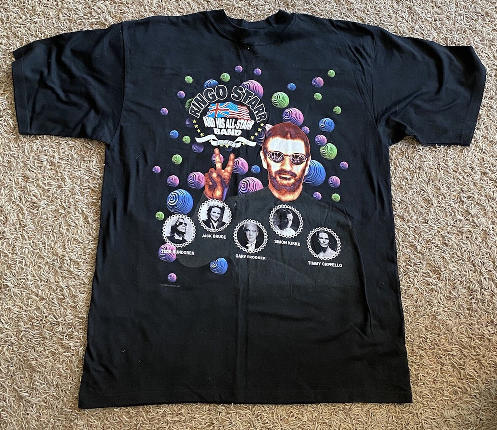 90s Ringo Starr All Star Band Tour 10th Anniversary T Shirt